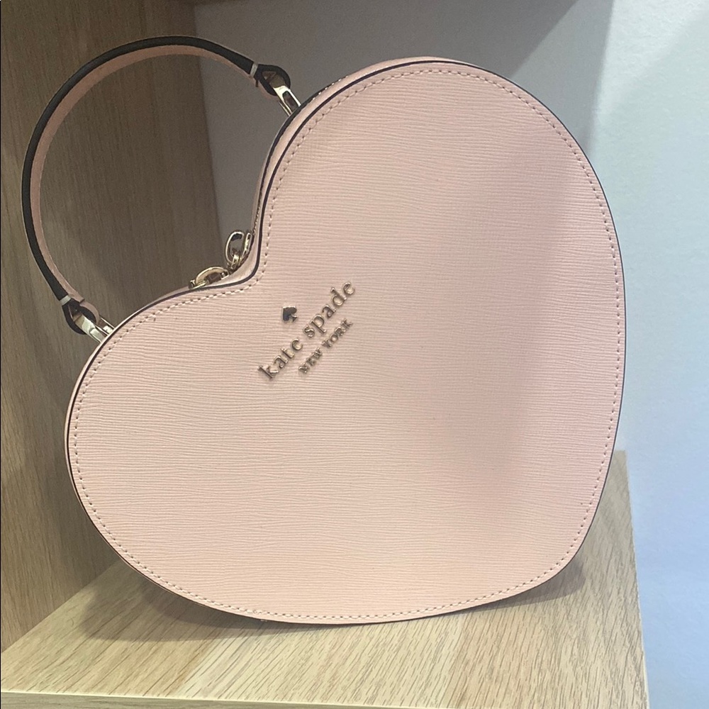 Kate Spade Pink Mini Heart Bag